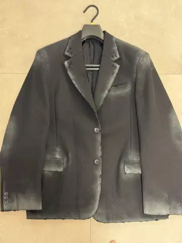 Doublet 25ss dusty tailored jacket black