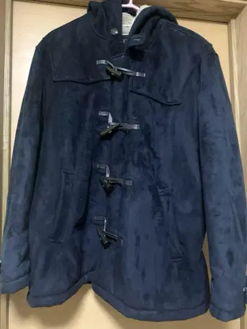 Daniel Dodd 네이비 더플 코트 3L 남성용