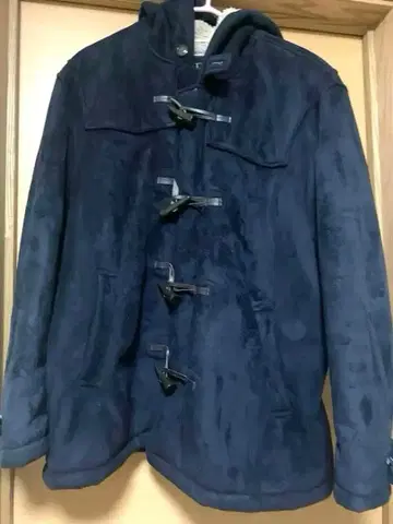 Daniel Dodd 네이비 더플 코트 3L 남성용