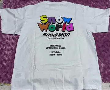 Snow Man 1st Stadium Live 티셔츠