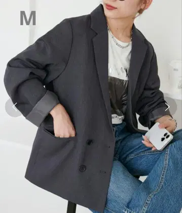 디스코트 울라이크 W 브레스트 테일러드 자켓