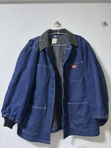 디키즈 데님 커버올 다크 블루