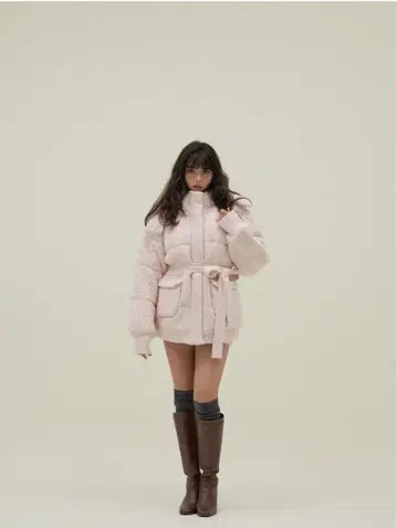 andmary Mary 퀼팅 니트 쉐입 자켓
