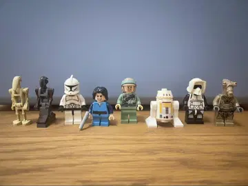 정품 레고 스타 워즈 75023 미니 피규어 8체 세트