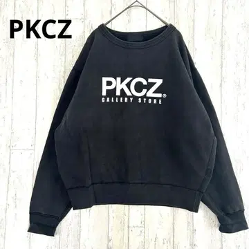 EXILE TRIBE pkcz 트레이닝복 [ L ] 맨투맨 블랙 빅 로고