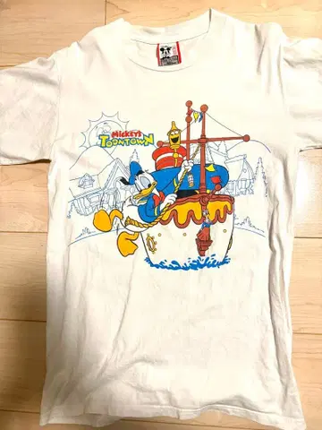 Disney Toontown T셔츠 S사이즈 도널드 덕 빈티지