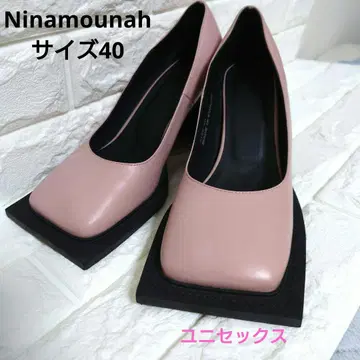 Ninamounah  스퀘어토 펌프스 핑크 40 26