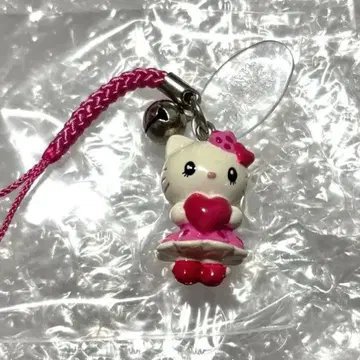 USJ 스트랩 키티 핑크 하트