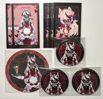 해즈빈 호텔 카밀라 아니카페 캔뱃지 금박 카드 코스터