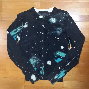 MARC 마크바이*갤럭시 우주 패턴 가디건 XS사이즈