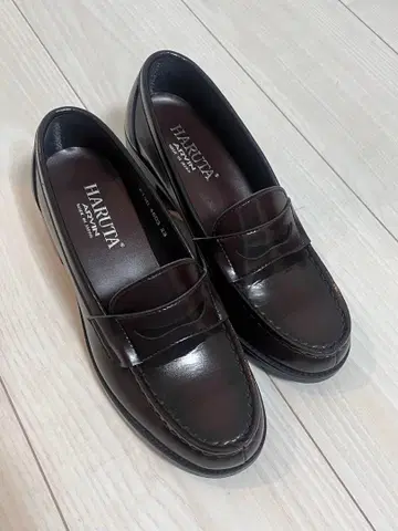 HARUTA 다크 브라운 로퍼