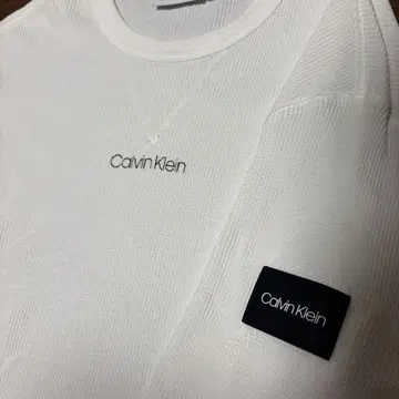 캘빈클라인 Calvin Klein 롱티 와플 서멀 상의