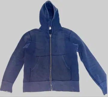 BARNS 네이비 풀 집업 후드티 후디 후드 부착 그런지 구제 의류