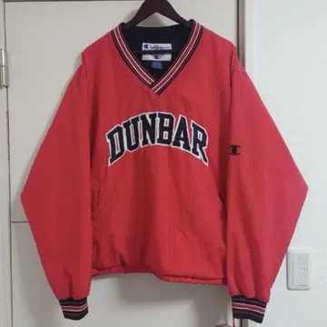 Champion 나일론 풀오버 90s 구제 의류 자수 로고 챔피온