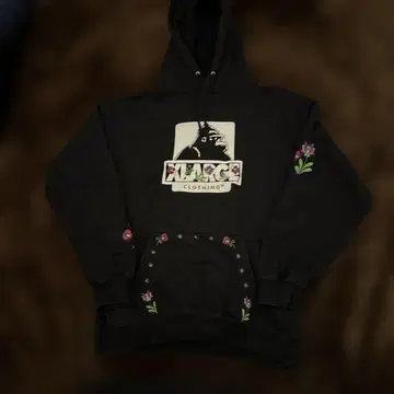 XLARGE 블랙 후드티 L 사이즈