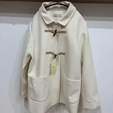 [새상품급] CROCODILE 화이트 더플 코트 L 사이즈