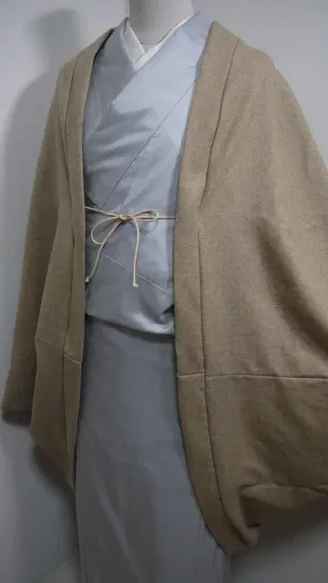 20/o 미사용 핸드메이드 모몽가 코트 카멜색 울