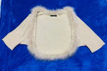 MAITRESSE 베이지 퍼 볼레로
