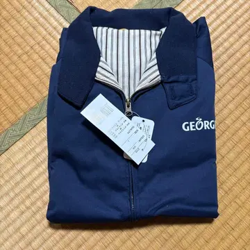 GEORGE 네이비 집업 자켓