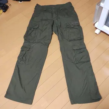 ALPHA 카고 팬츠 올리브 M 사이즈