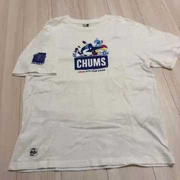 CHUMS 오리온 맥주 화이트 T셔츠