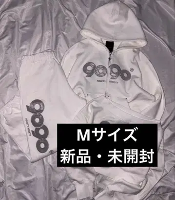 9090 girl OG 로고 글리터 후디 세트업