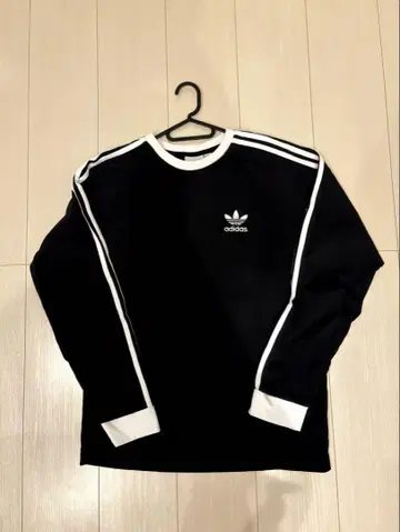 adidas 긴팔 T셔츠 블랙