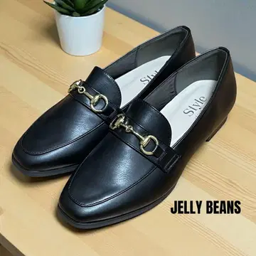 [ 미사용 ] 젤리빈스 레인비트 로퍼 블랙 23cm