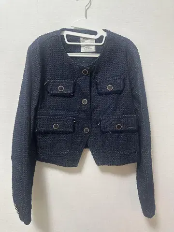 kouse 아우터 네이비 테일러드 자켓 버튼 포함