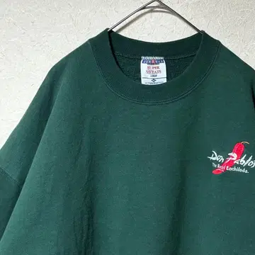 USA제 90s JERZEES 기업 로고 자수 맨투맨 트레이닝복
