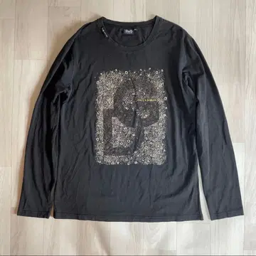 D&G 돌체앤가바나 긴팔 T셔츠 롱티 XL 사이즈 블랙 남성용