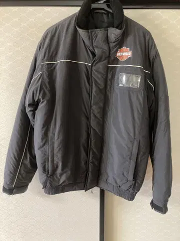 할리데이비슨 블랙 나일론 자켓 다운 충전솜 방한