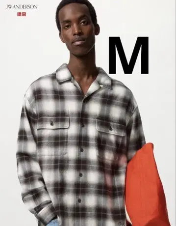 JW ANDERSON 브러쉬드 코튼 오버사이즈 셔츠 M 유니클로