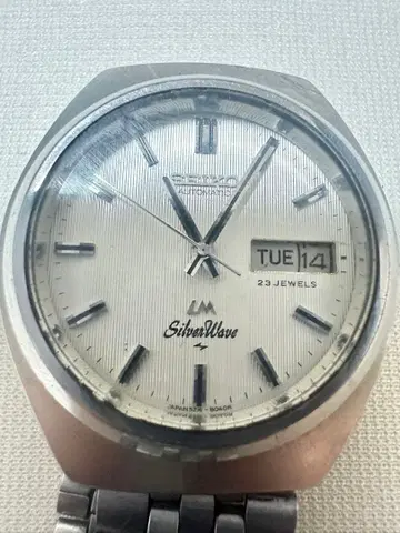 세이코 실버 웨이브 자동 와인딩 5216-8040