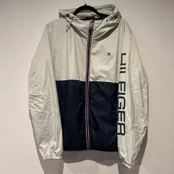 TOMMY HILFIGER 나일론 자켓 M 화이트/네이비 새상품급