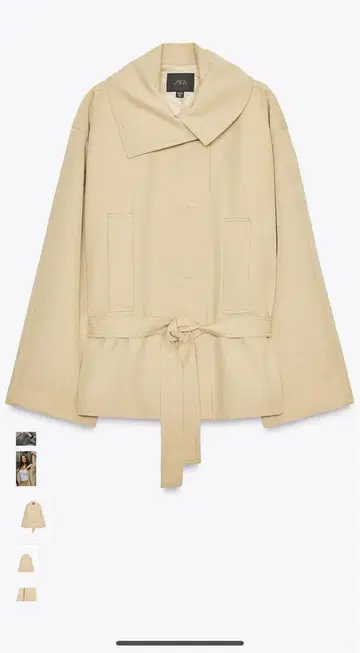 ZARA 벨트 포함 트렌치코트