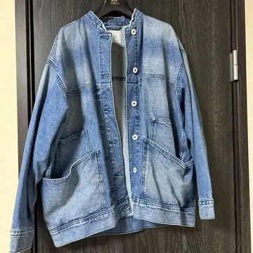 데님 G 자켓 오버 사이즈 아메리칸 홀릭 커버올