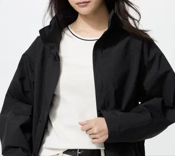 윈드프루프 스탠드 블루종 유니클로 UNIQLO 블랙 L