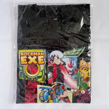 록맨 에그제 롱T셔츠 L 사이즈 캡콤 CAPCOM 록맨