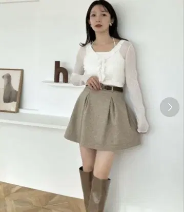 SNIDEL 플레어 스커트