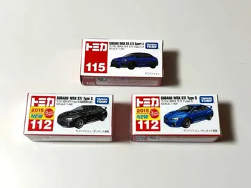 토미카 SUBARU WRX (V형) 3대 묶음 판매