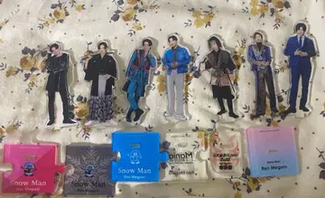 SnowMan 메구로 렌 아크릴 스탠드 7종 세트