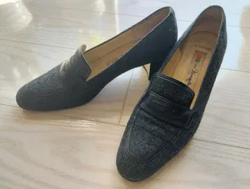 긴자 카네마츠 울 소재 24cm 5cm 힐