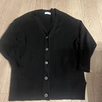 슬로브 이에나 가디건 블랙