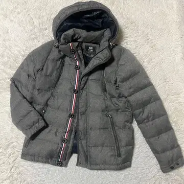 빔즈 다운 자켓 S 그레이 x 트리콜로르 라인