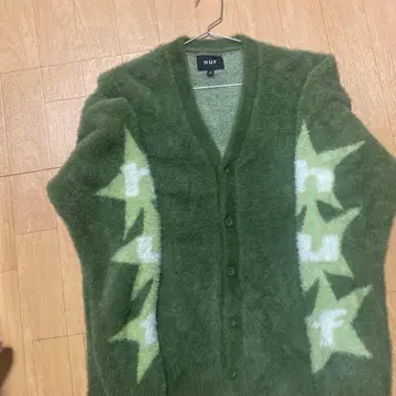 HUF 그린 가디건