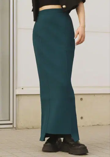 UN3D. RIB KT TIGHT SK 리브 니트 타이트 스커트 36