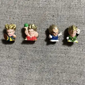 드래곤볼 손가락 인형 레트로 피규어 4체 세트