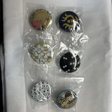 지브리 캔뱃지 6개 세트