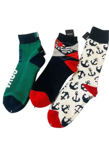 [미사용 새상품 택 포함] 시나코바 3족 세트 삭스 양말